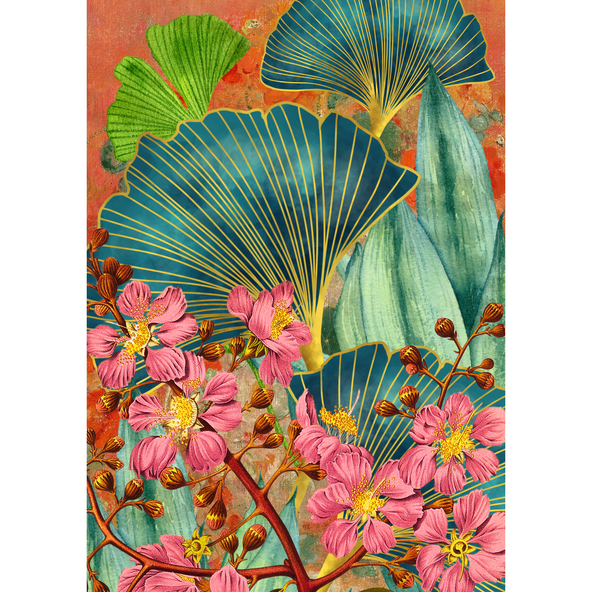 Made by Marley Ginkgo decoupage paper - image 2