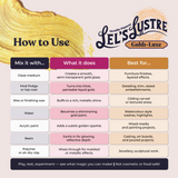 Lel's Lustre Goldi-Luxe metallic pigment - how-to-use guide