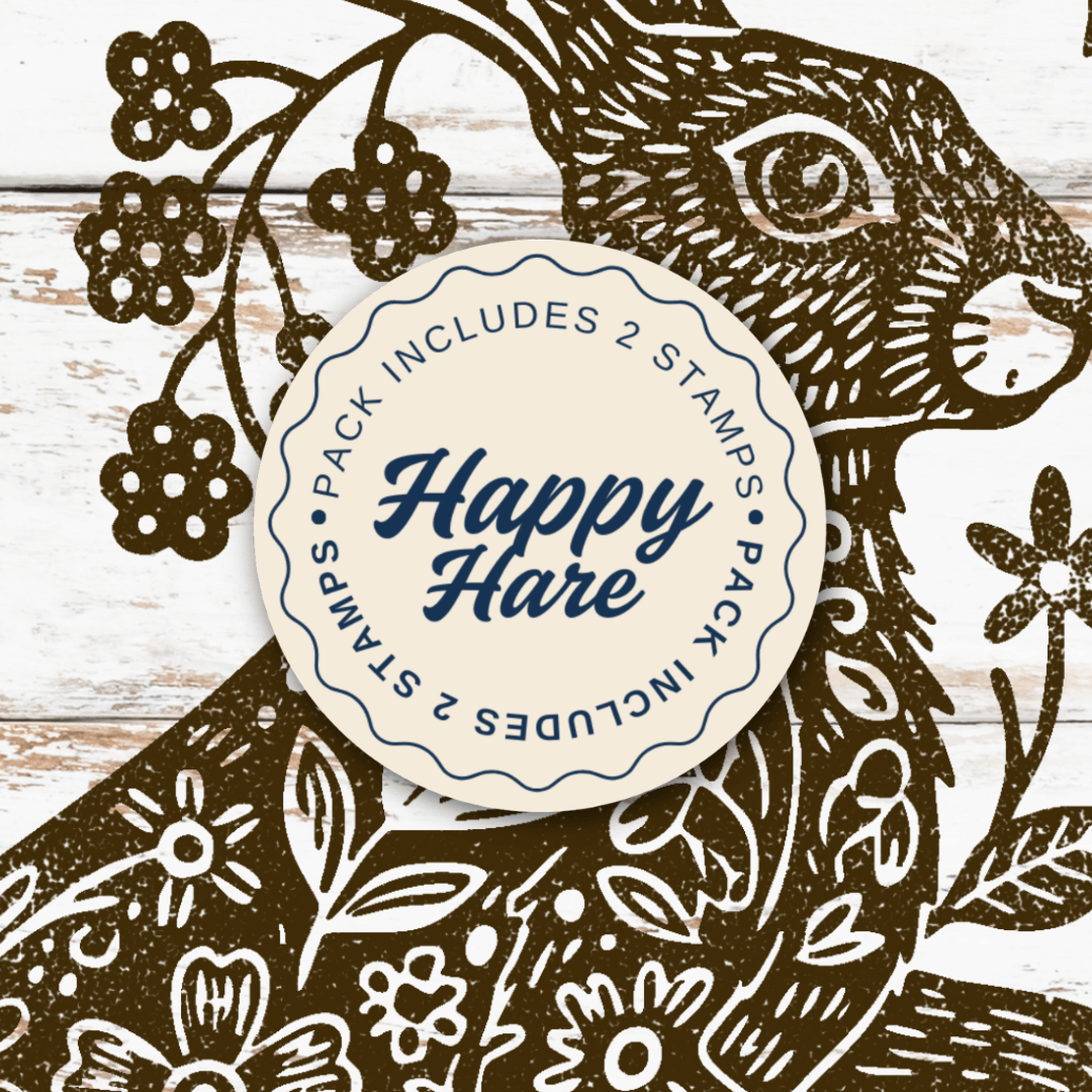 Made by Marley Happy Hare stamp set - pack cover
