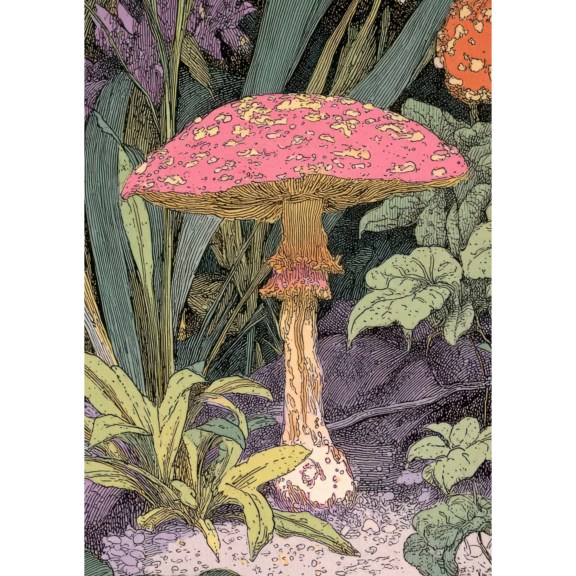 Made by Marley Toadstool decoupage paper - image 1
