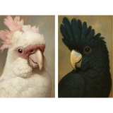 Mint Decoupage Paper - Black Cockatoo