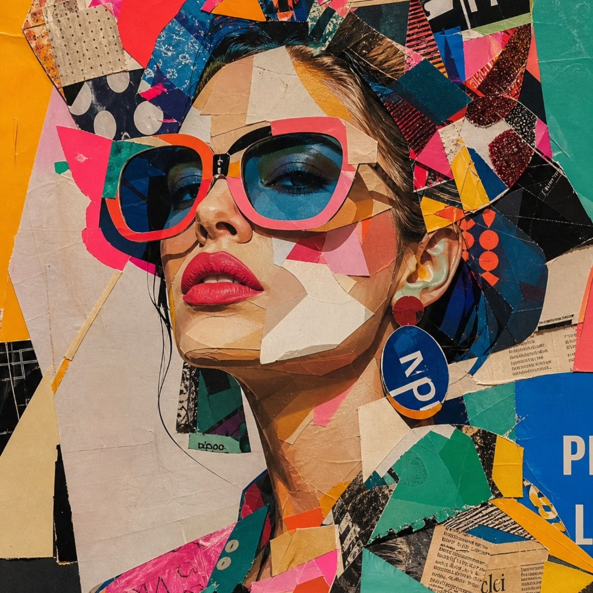 Mint Decoupage Paper - Cut & Paste