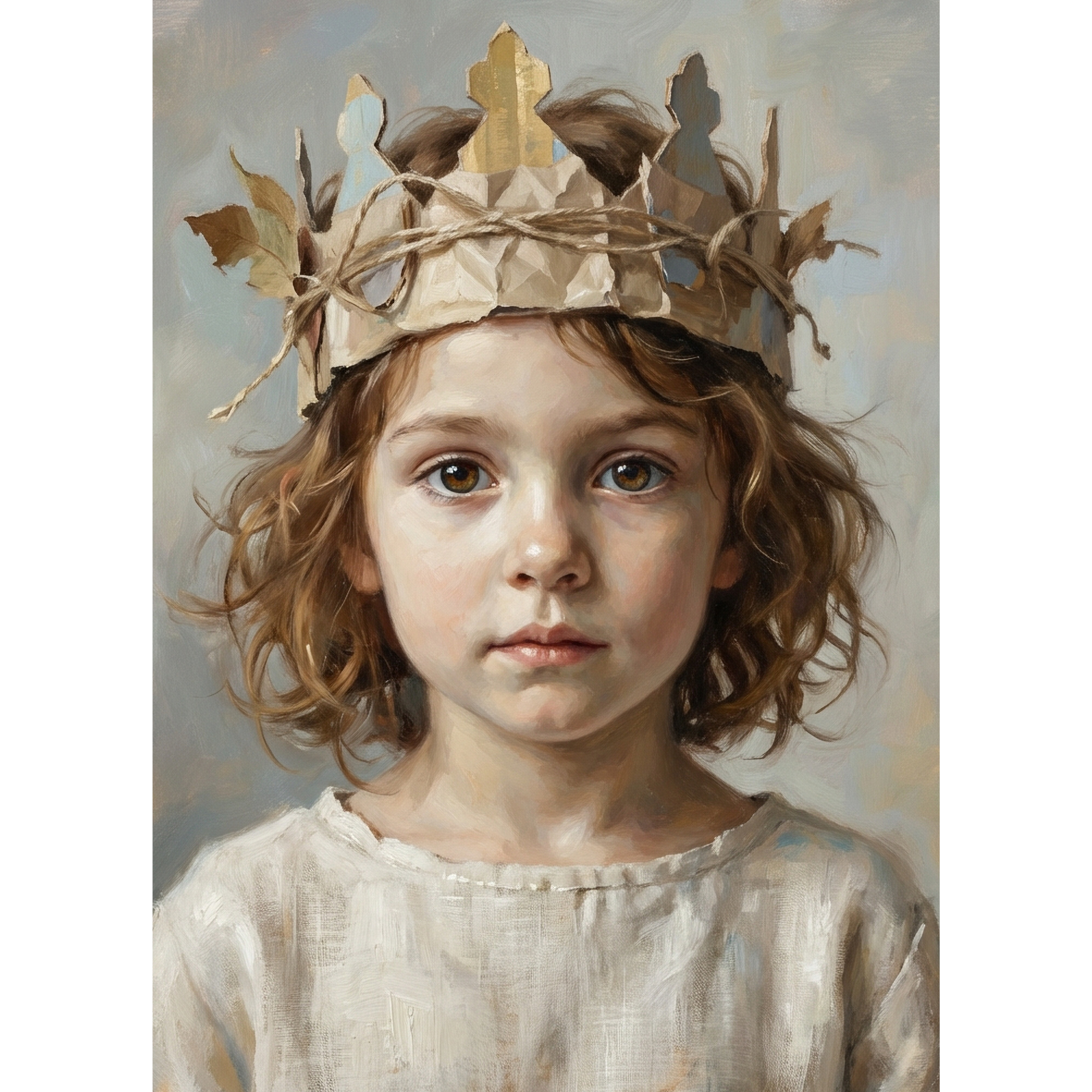 Mint Decoupage Paper - Paper Crown