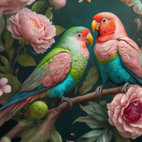Mint Decoupage Paper - Pastel Love