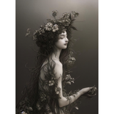 Mint Siren decoupage paper - full