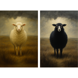 Mint Decoupage Paper - White Sheep