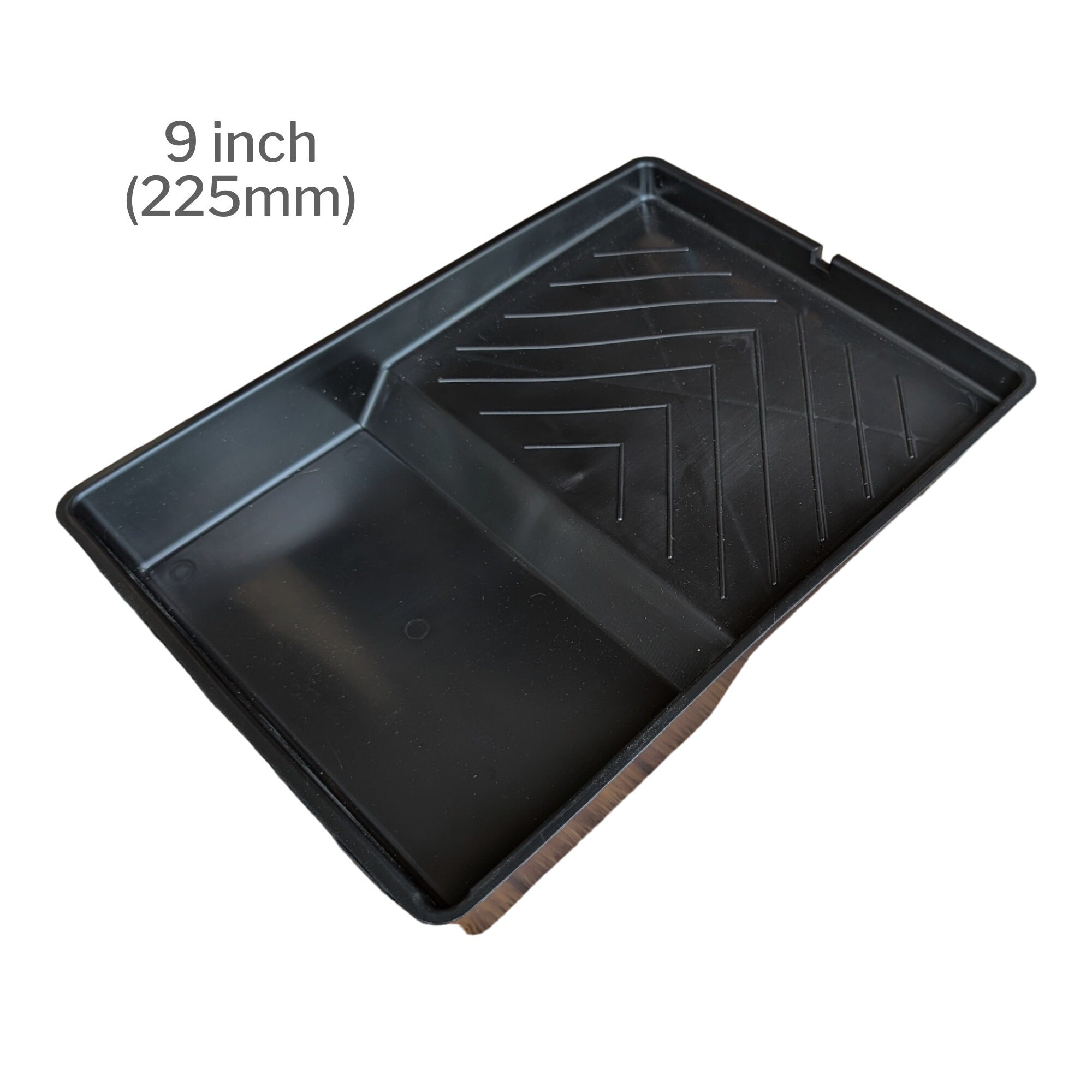 Black paint roller tray - 9 inch