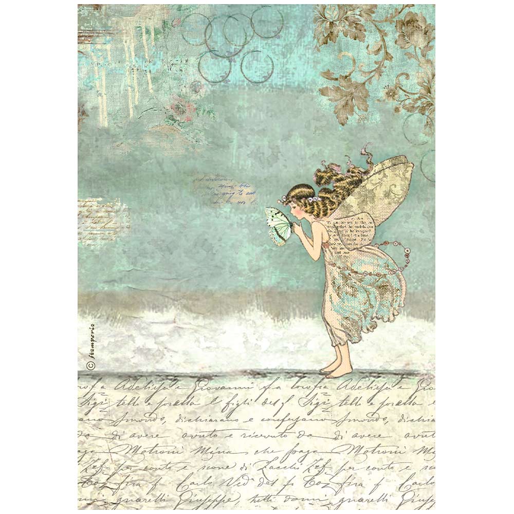 Stamperia Wonderland Fairy rice paper - sheet