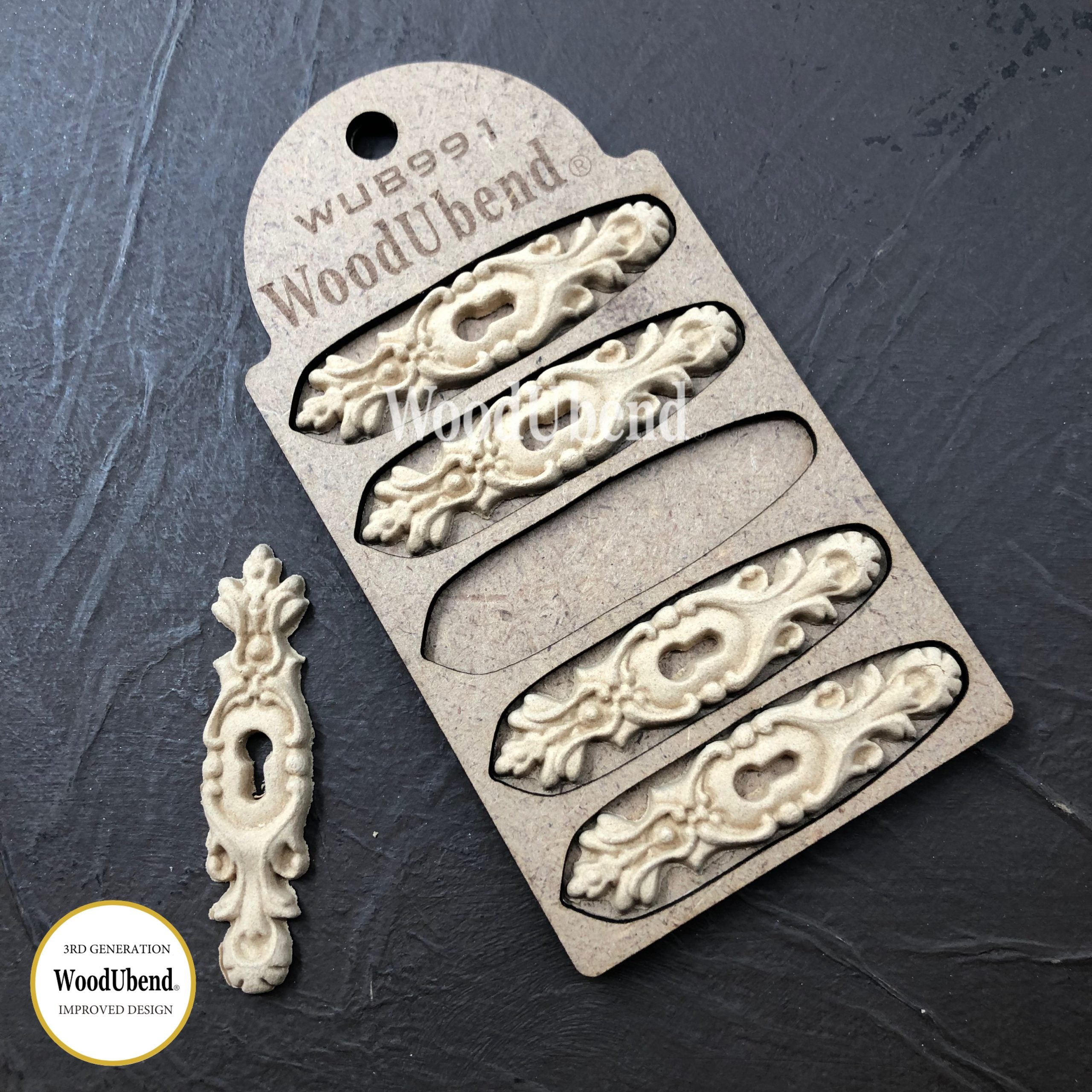 WoodUbend 0991 - Keyhole escutcheon