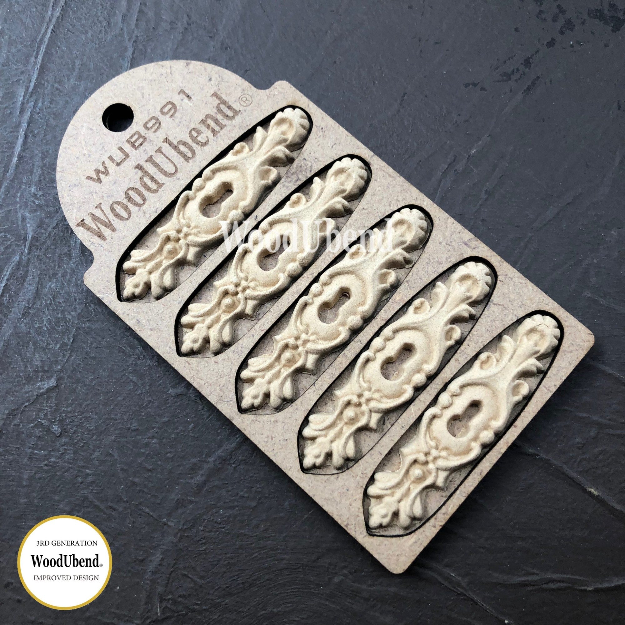 WoodUbend 0991 - Keyhole escutcheon