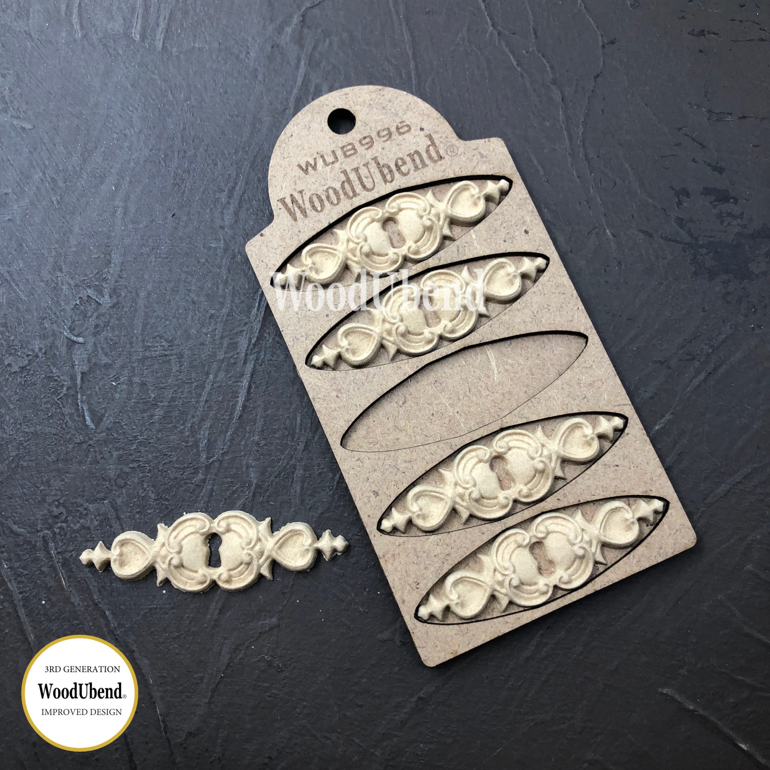 WoodUbend 0996 - Keyhole escutcheon