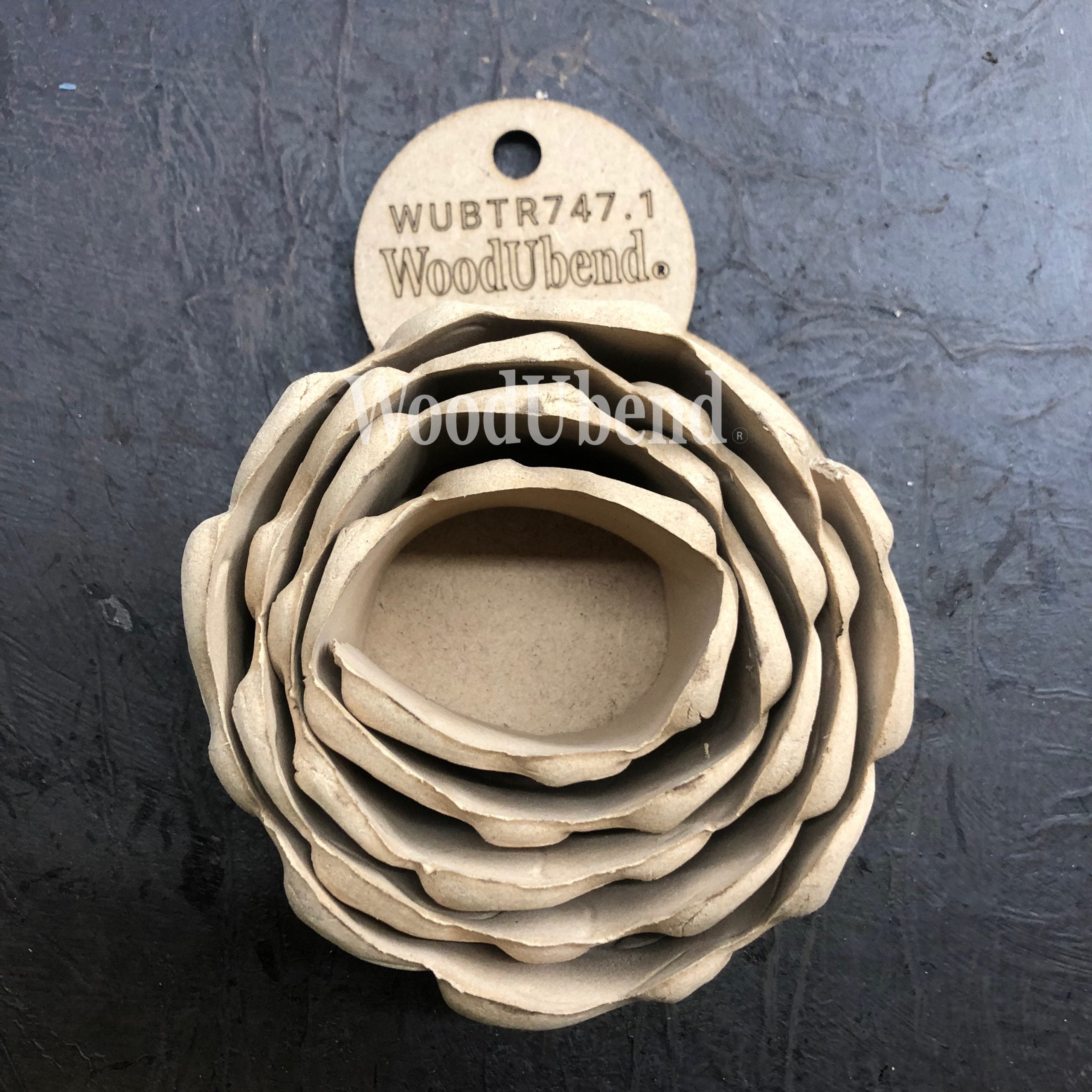 WoodUbend trim TR747 - Scalloped edge