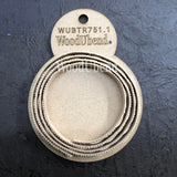 WoodUbend trim TR751 - Ribbon & berries