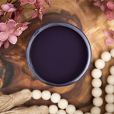 Dixie Belle Aubergine chalk mineral paint - flat lay