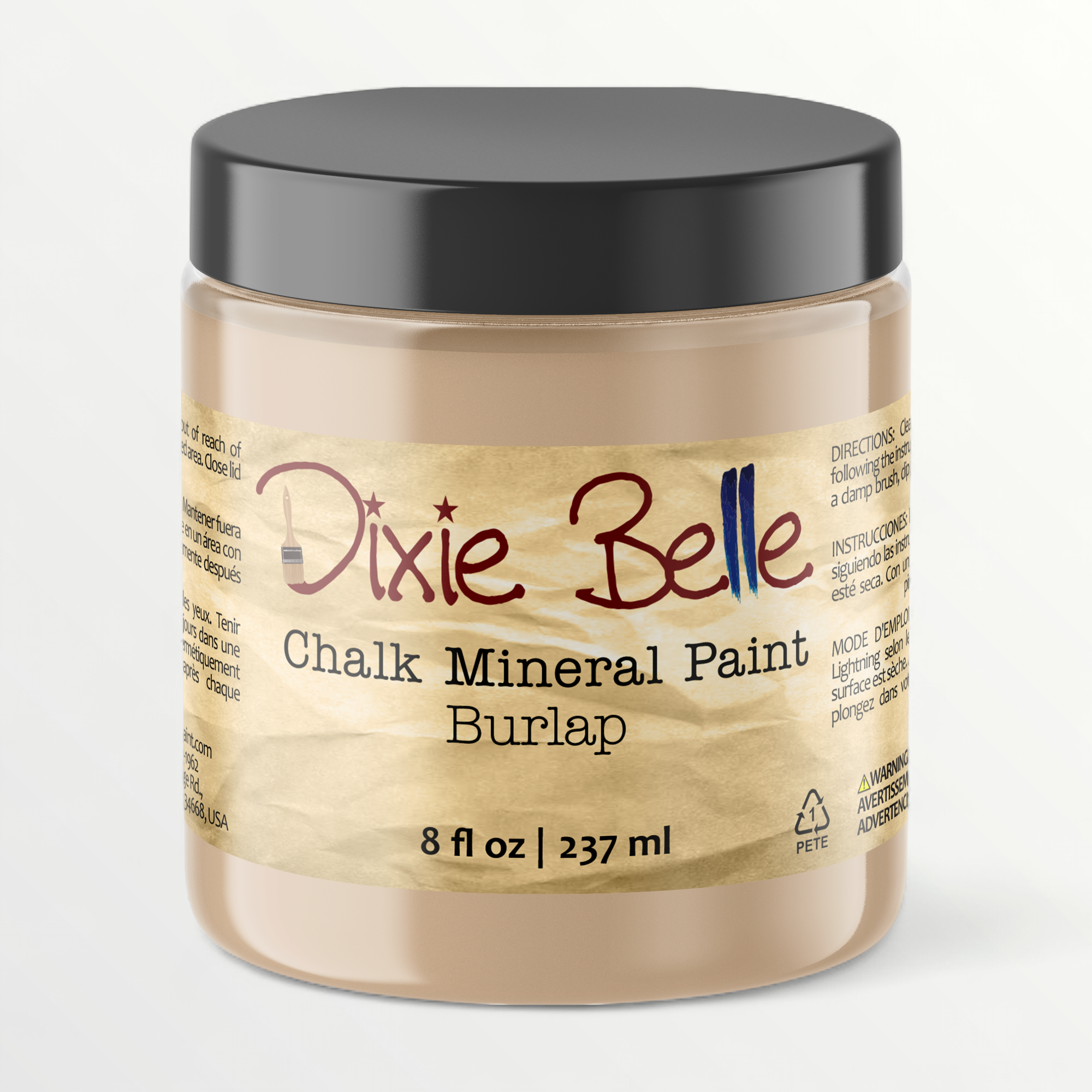 Dixie Belle Burlap chalk mineral paint - 8oz