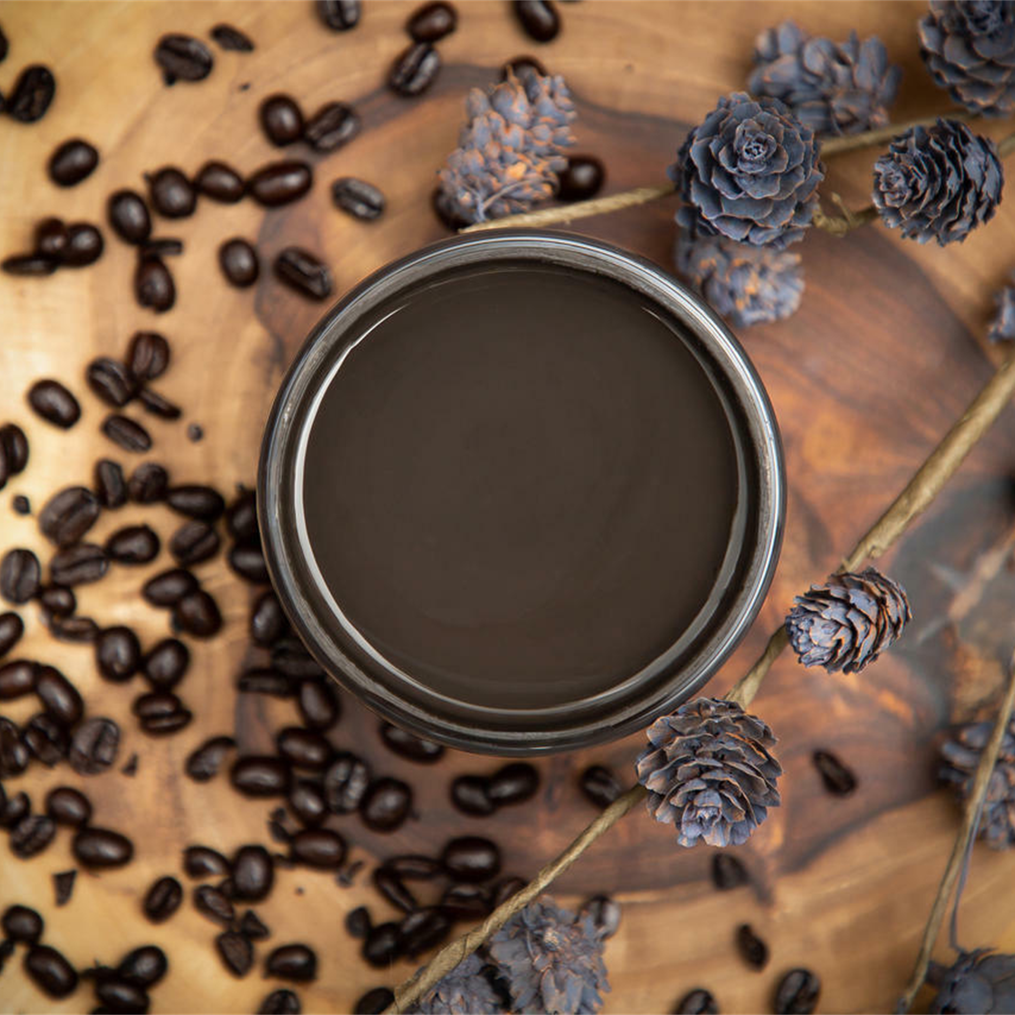 Dixie Belle Coffee Bean chalk mineral paint - flat lay