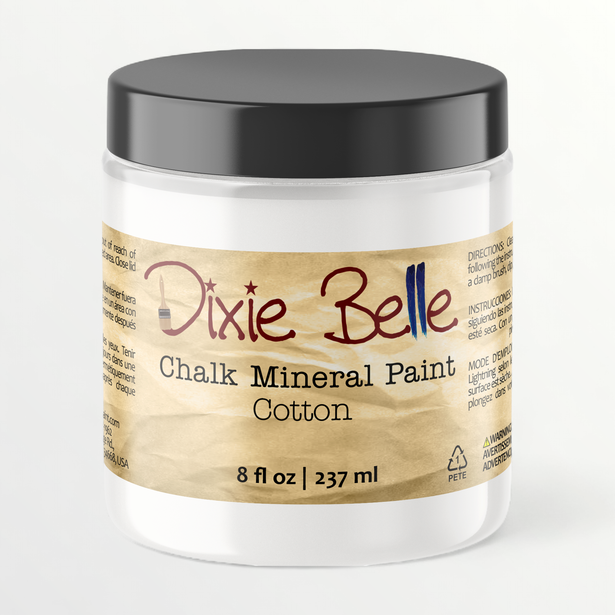 Dixie Belle Cotton chalk mineral paint - 8oz