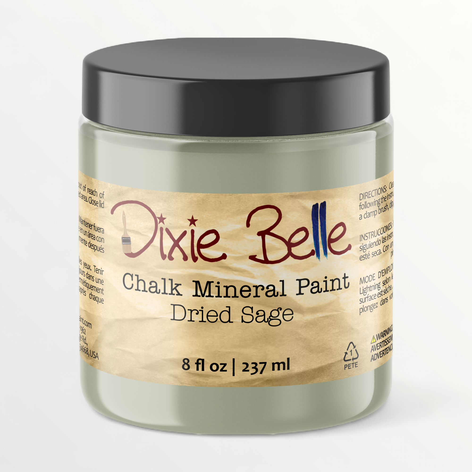 Dixie Belle Dried Sage chalk mineral paint - 8oz