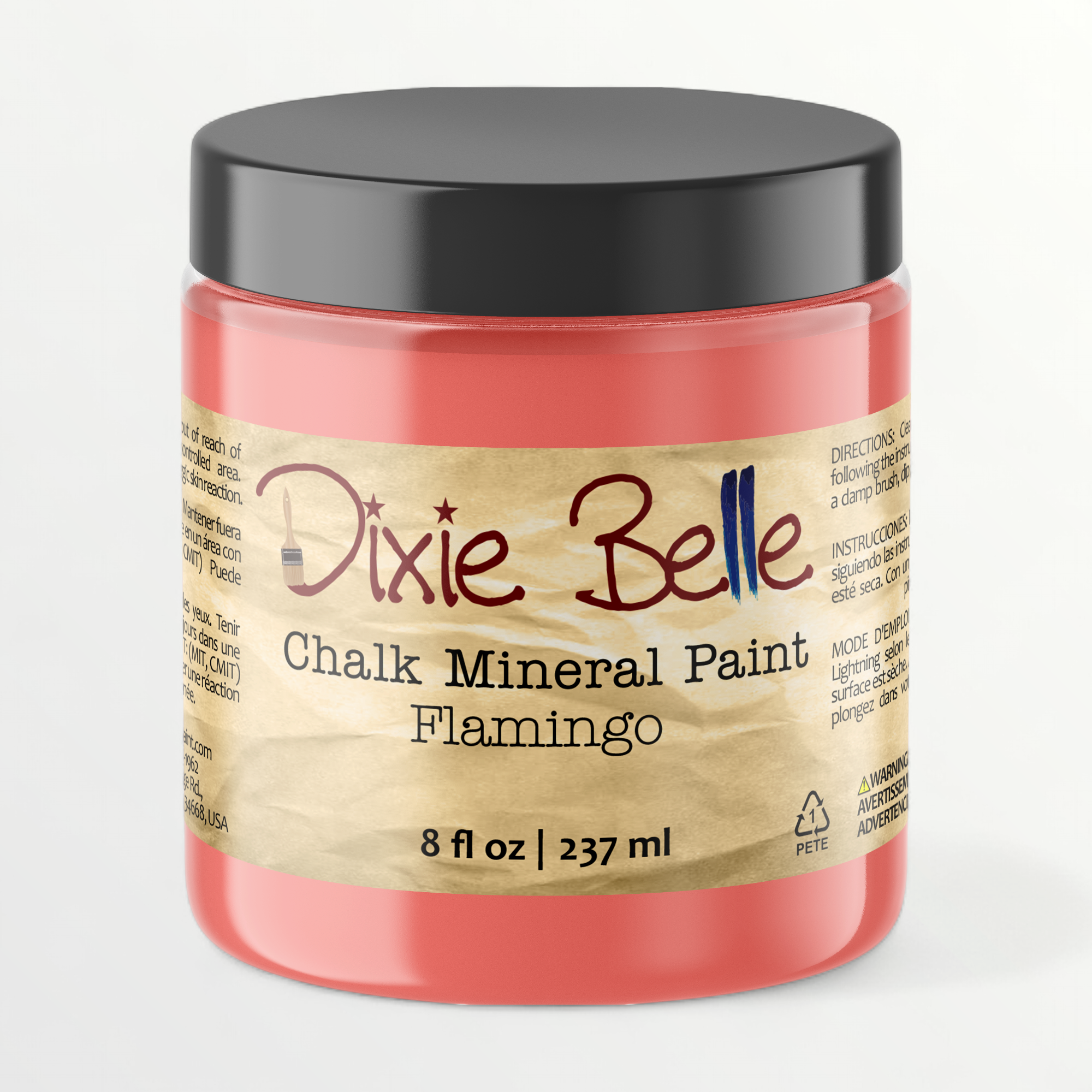 Dixie Belle Flamingo chalk mineral paint - 8oz