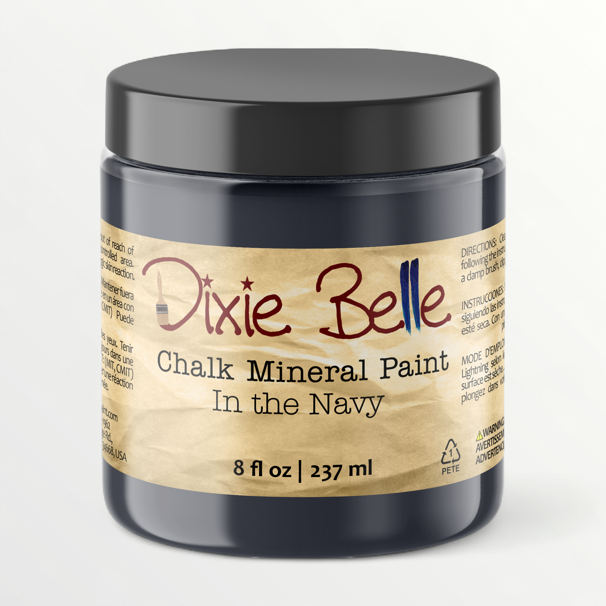 Dixie Belle In the Navy chalk mineral paint - 8oz