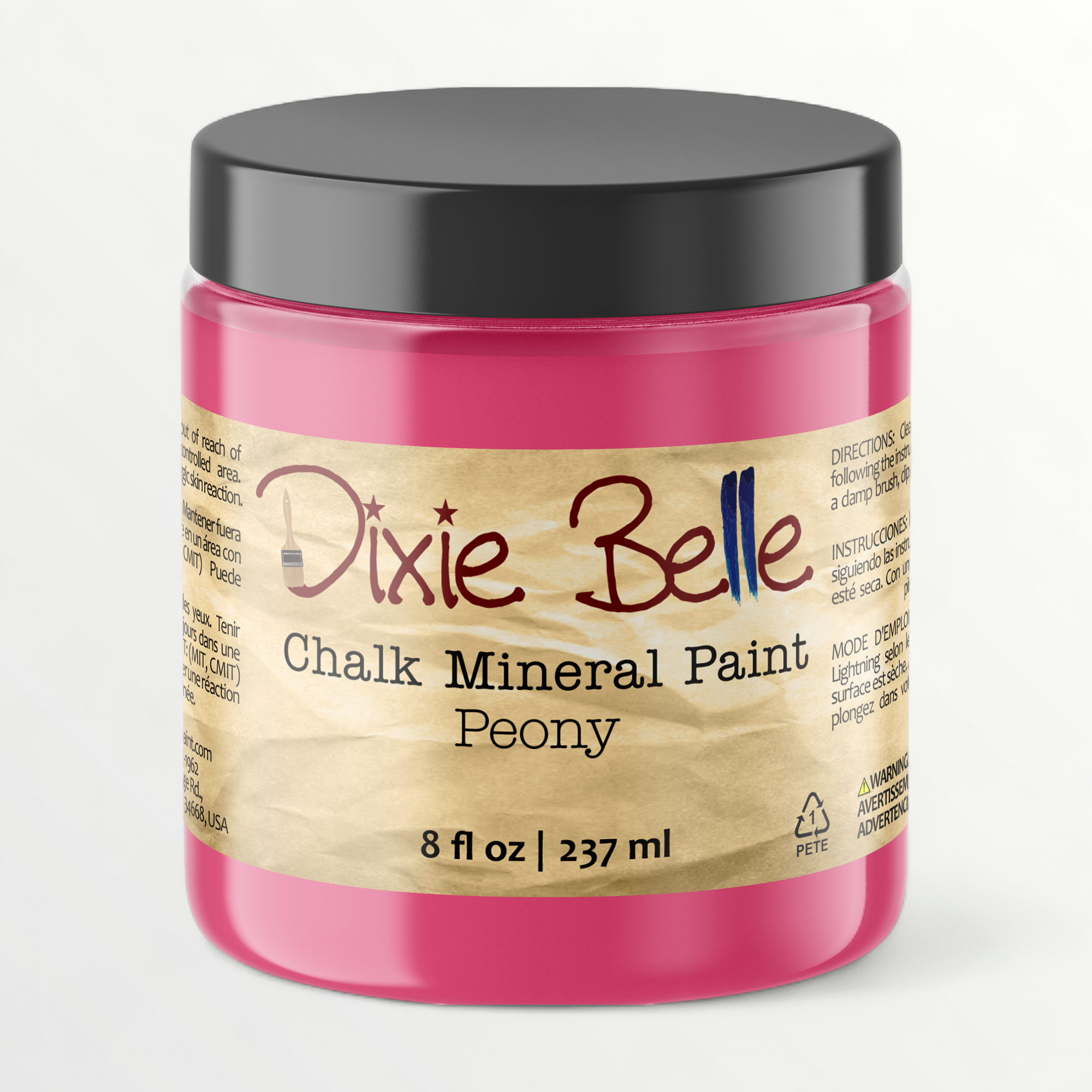 Dixie Belle Peony chalk mineral paint - 8oz