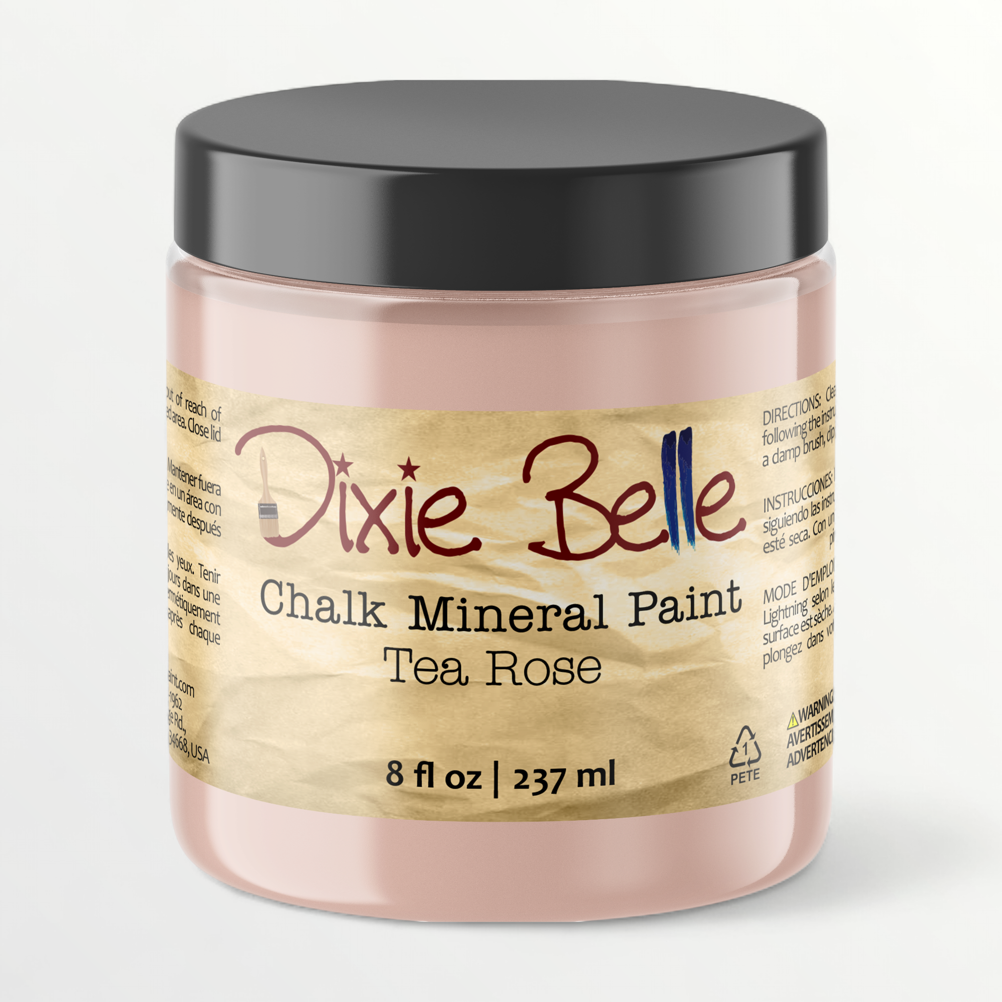 Dixie Belle Tea Rose chalk mineral paint - 8oz