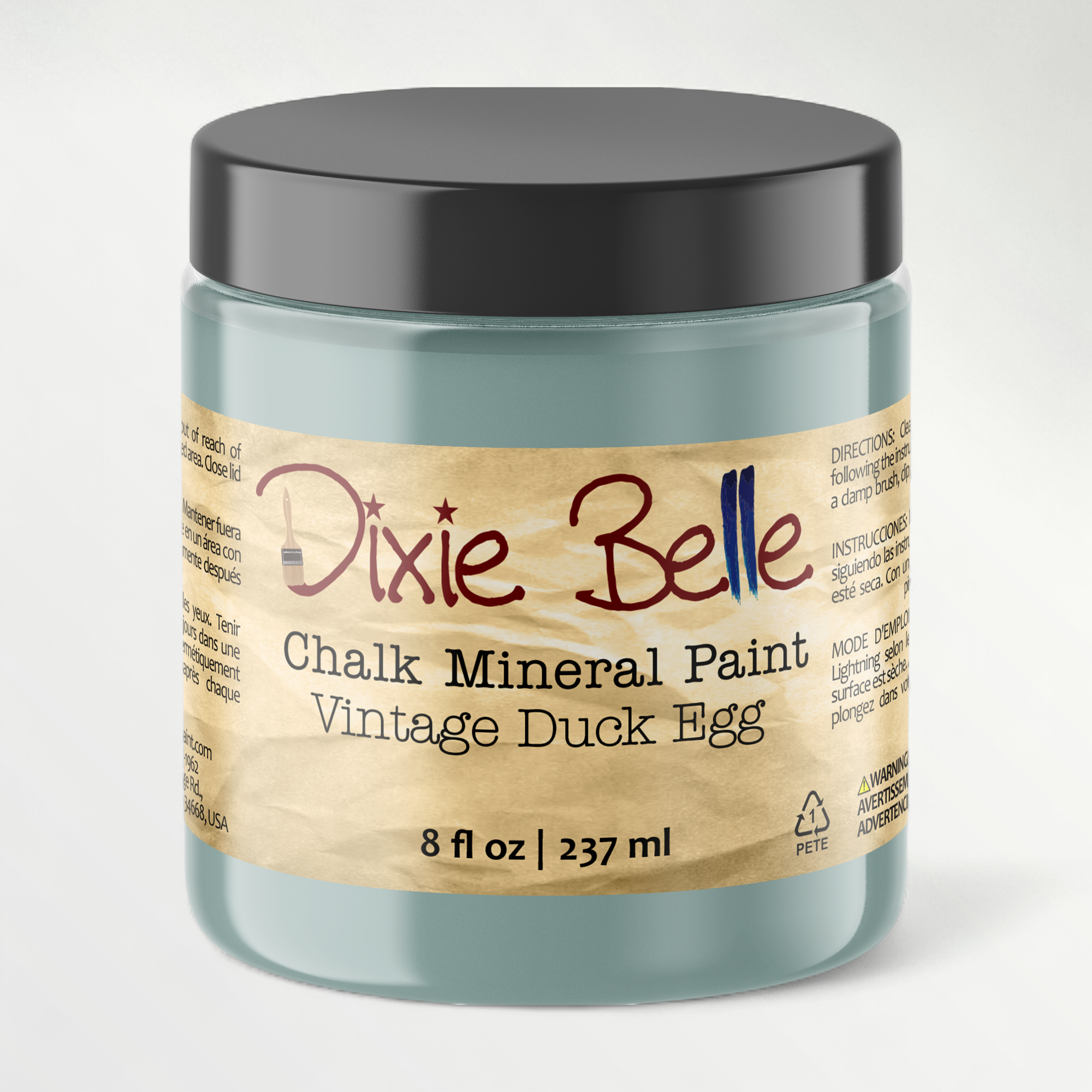 Dixie Belle Vintage Duck Egg chalk mineral paint - 8oz