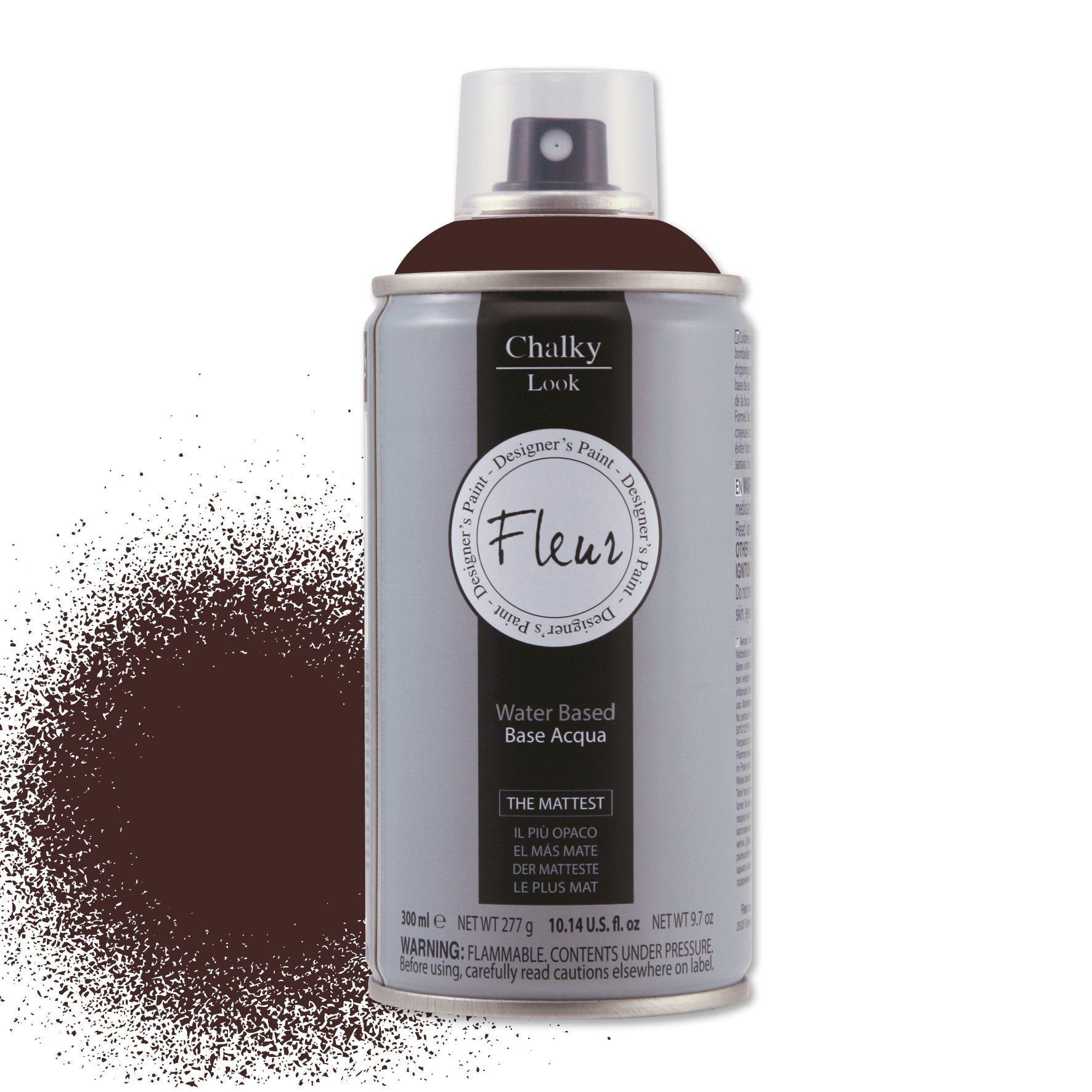 Fleur Chalky Look Spray - F18 Burnt Umber - 300ml