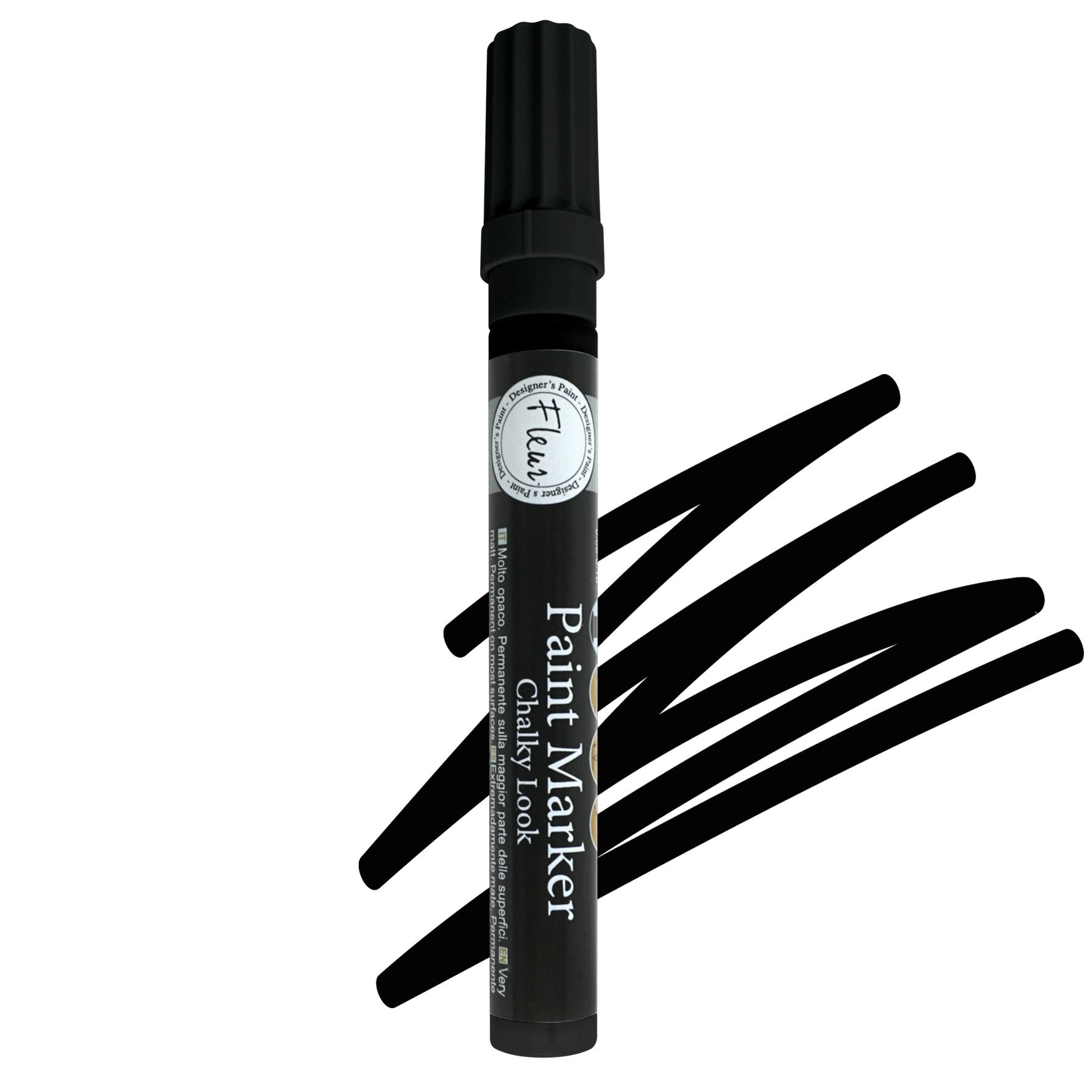 Fleur Paint Marker F77 Black - 3-4mm