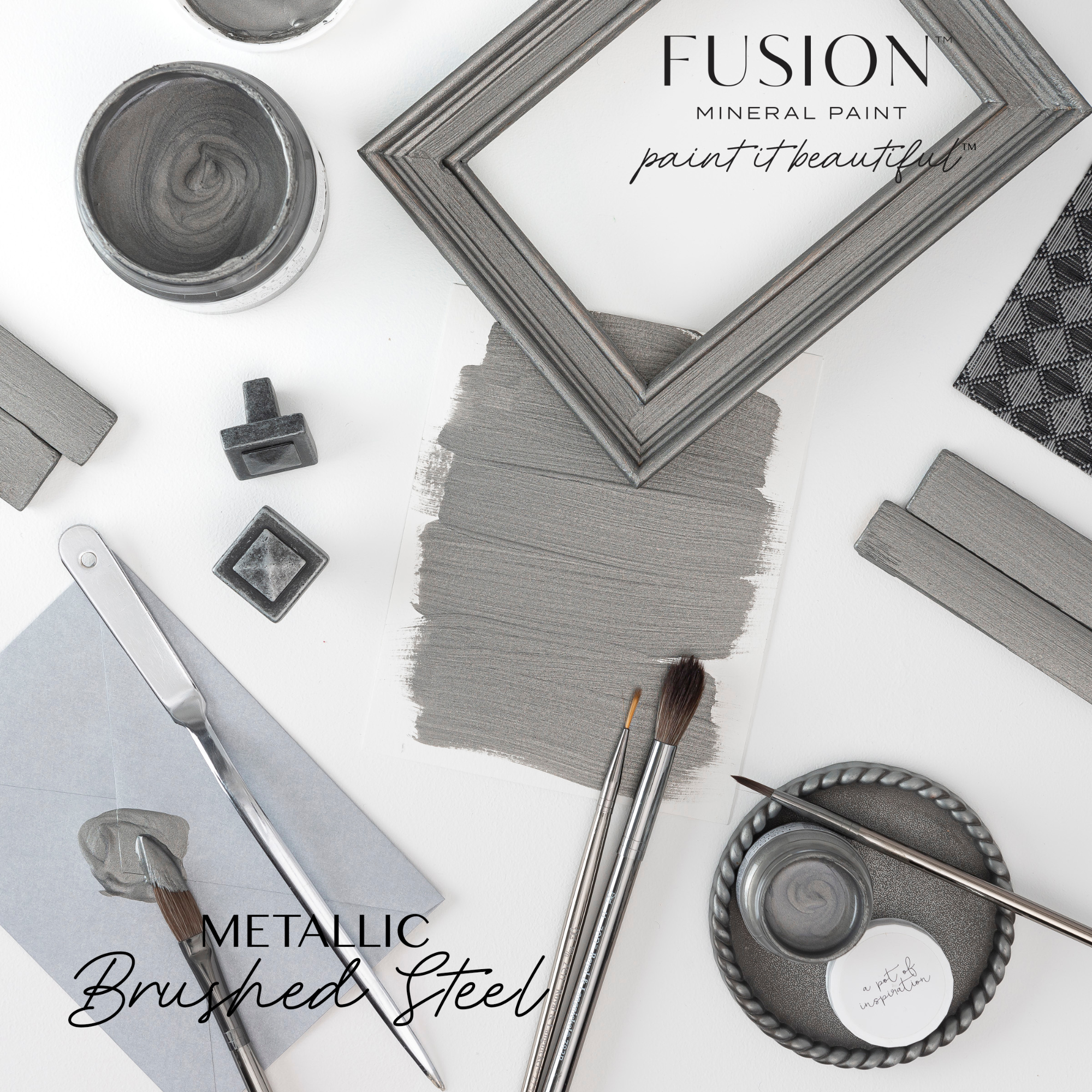 Fusion Metallic - Brushed Steel