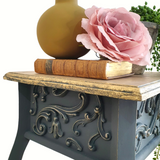 Gilded wooden plant stand