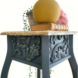 Gilded wooden plant stand