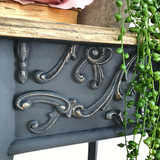 Gilded wooden plant stand