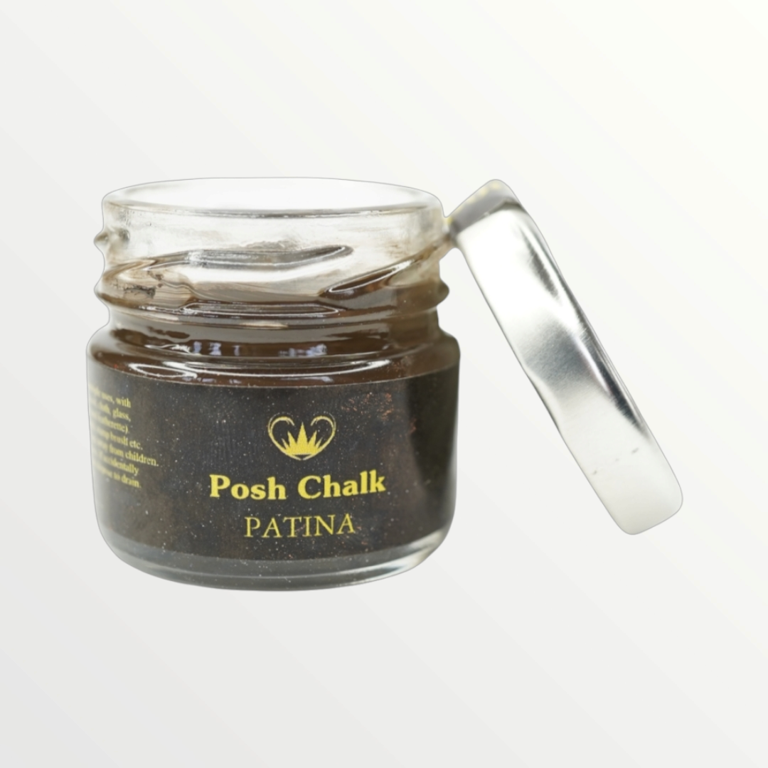 Posh Chalk Patina Wax - Dark Brown
