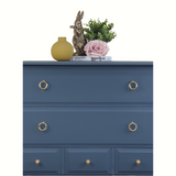 Blue Stag Minstrel tallboy chest of drawers