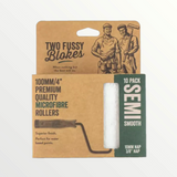 Two Fussy Blokes microfibre roller sleeve - 100mm semi-smooth