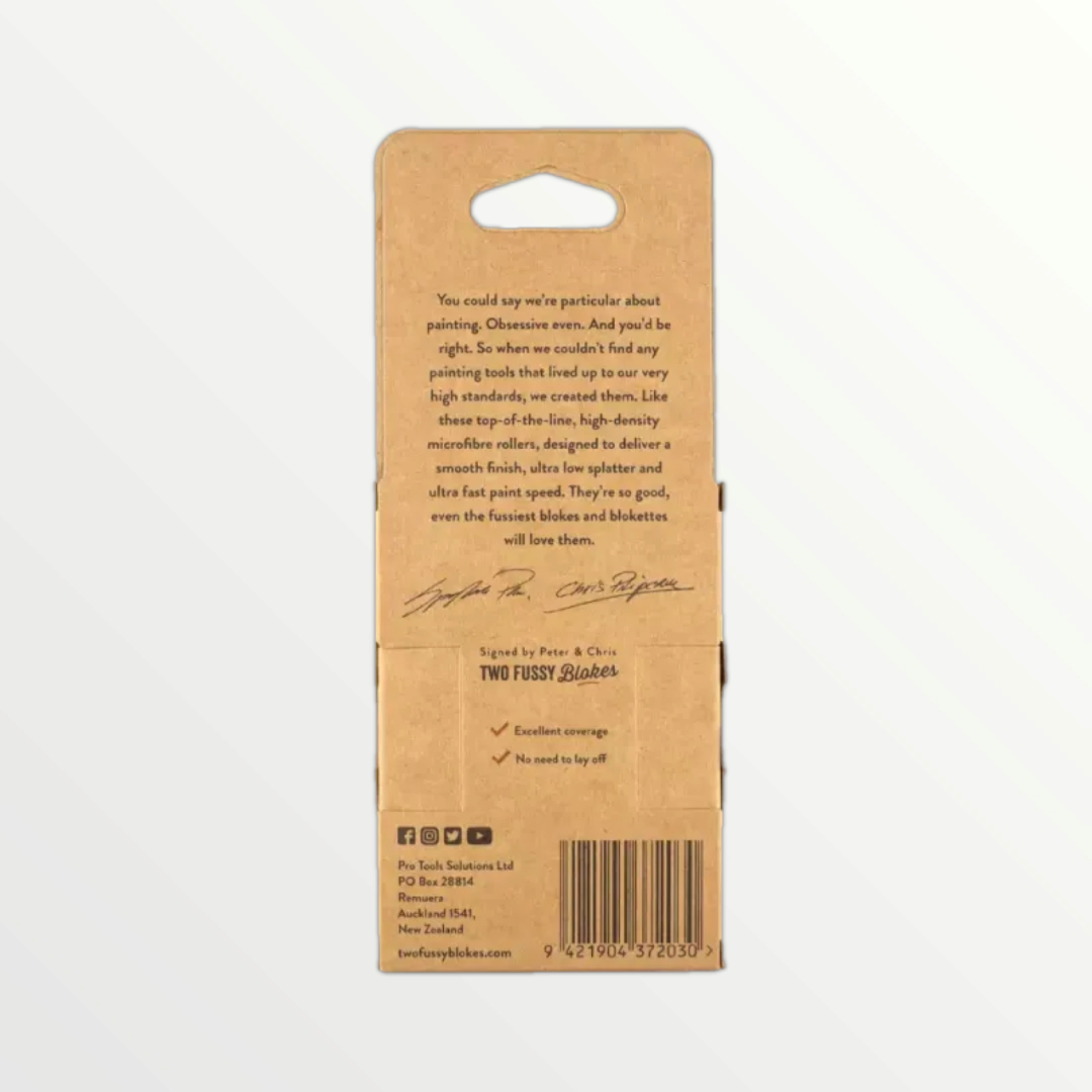 Two Fussy Blokes microfibre roller sleeve - 100mm smooth