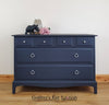 Blue Stag Minstrel chest of six drawers