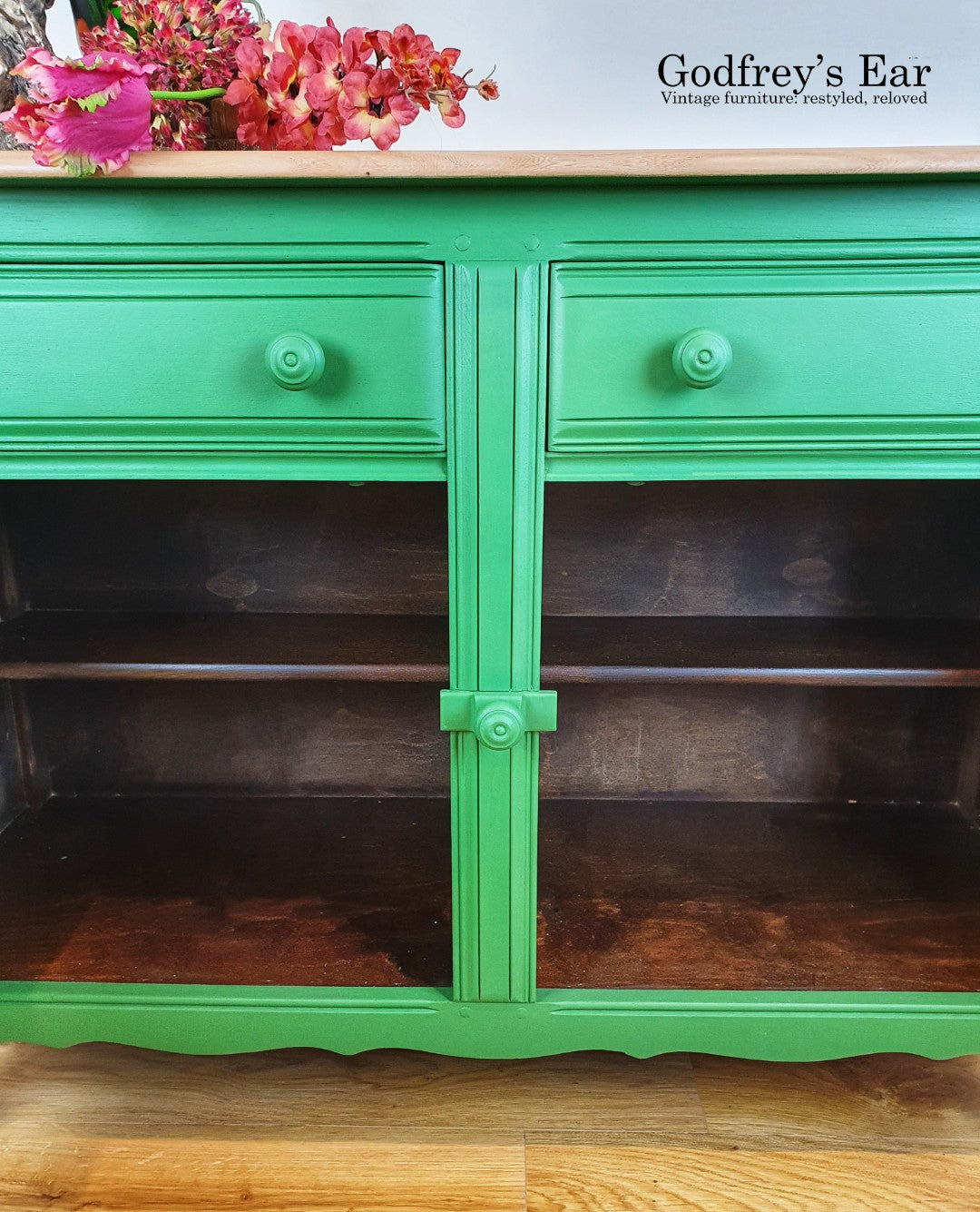 Green Ercol sideboard